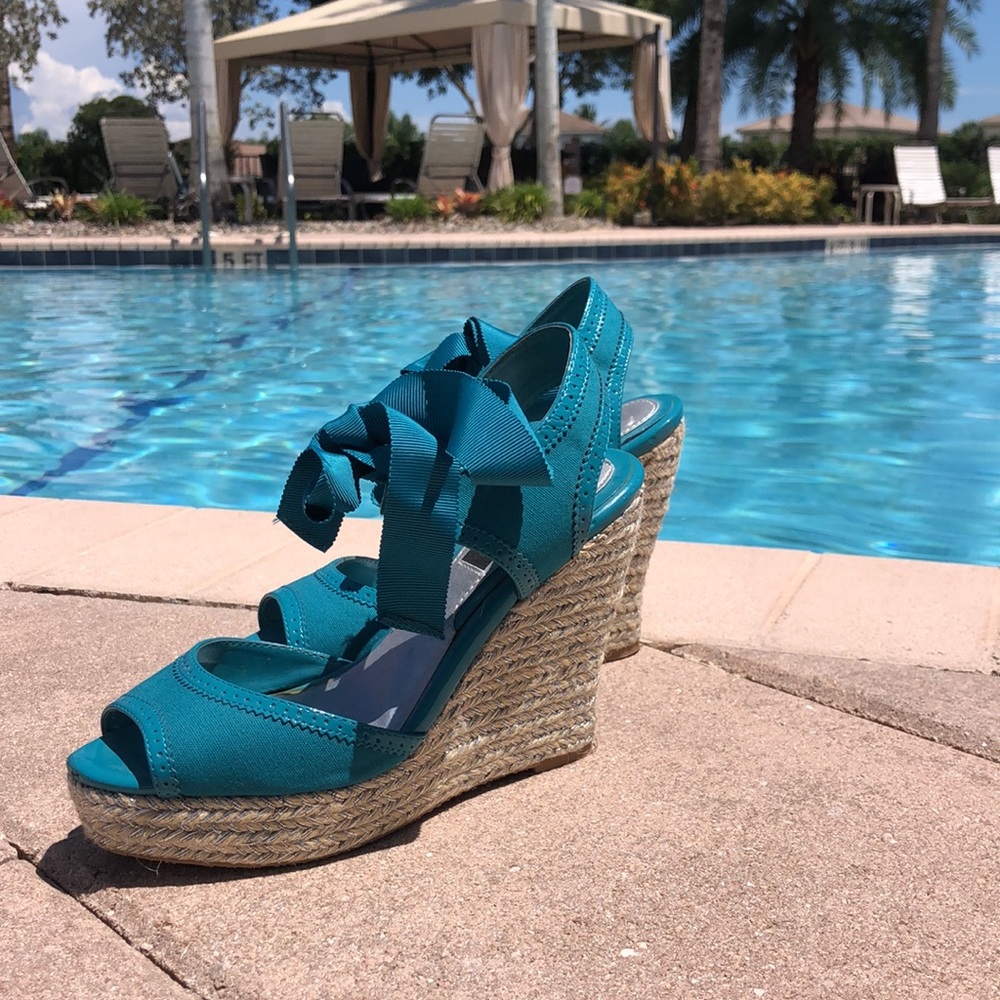 White House Black Market Wedge Sandals